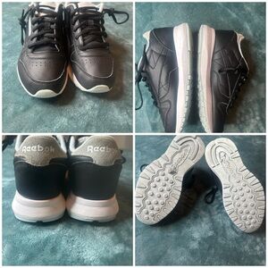 Reebok Black and White Athletic Shoes